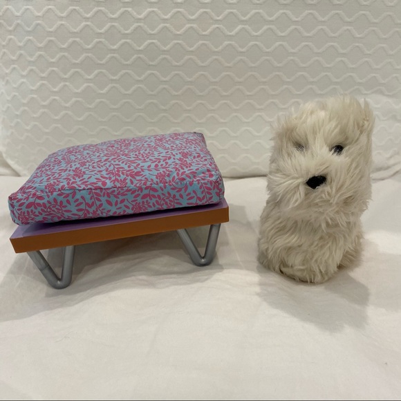 American Girl Toys American Girl Doll Dog And Dog Bed Poshmark